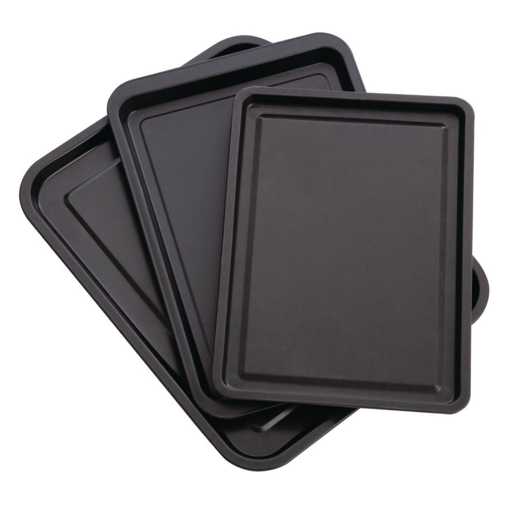 Picture of Nisbets Essentials Non Stick Baking Trays (Pack of 3) - DW097