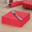 Picture of Fasana Dinner Napkin Red 40x40cm 3ply 1/4 Fold (Pack of 1000) - CC588