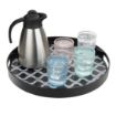 Picture of Olympia Kristallon Polycarbonate Round Non Slip Tray with Handles 405mm - DP666