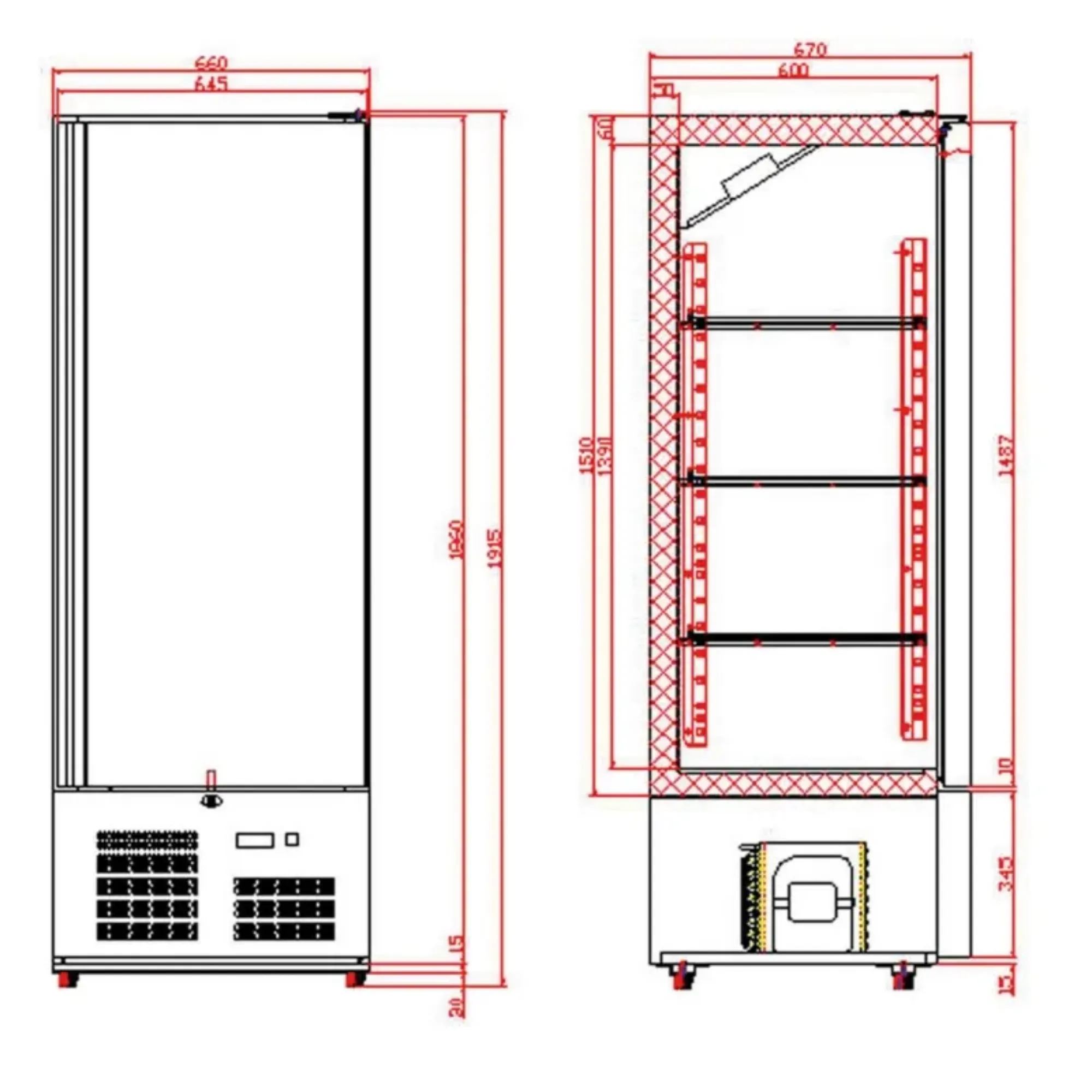 Picture of Tefcold RK500B Stainless Steel - RK500