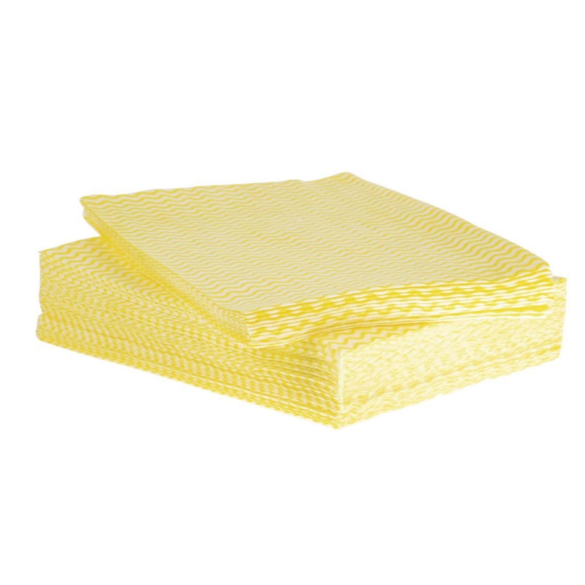 Picture of Jantex Solonet Cloths Yellow (Pack of 50) - CD810