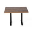 Picture of Bolero Pre-Drilled Rectangular Table Top Urban Dark 1100(W) x 700(D)mm - DT440