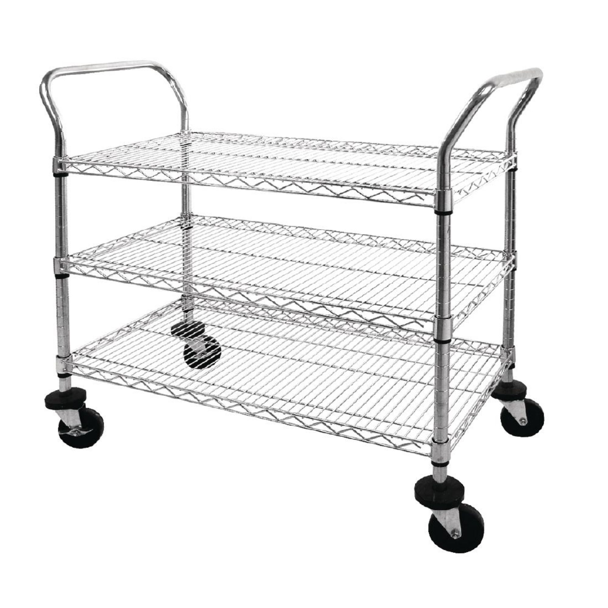 Picture of Vogue Chrome 3 Tier Wire Trolley - CC432