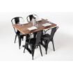 Picture of Bolero Pre-drilled Rectangular Table Top Rustic Oak 1100(W) x 700(D)mm - DT442