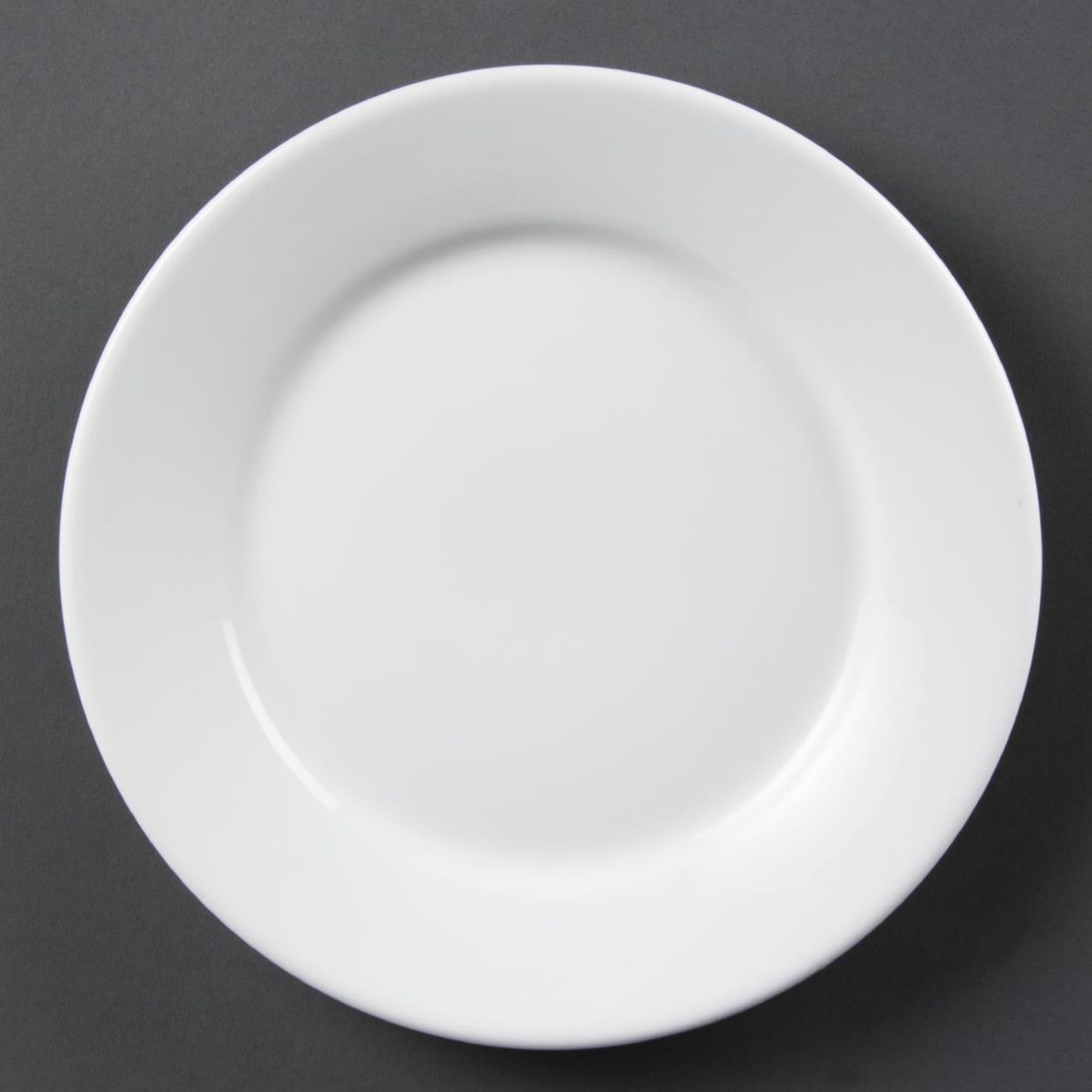 Picture of Olympia Whiteware Wide Rimmed Plates 230mm (Pack of 12) - CB480