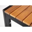 Picture of Bolero Square Steel and Acacia Table 800mm - DS152