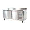 Picture of Polar U-Series Triple Door Counter Fridge with Upstand 417Ltr - DL915