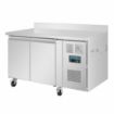 Picture of Polar U-Series Double Door Counter Fridge with Upstand 282Ltr - DL914