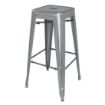 Picture of Bolero Bistro Steel High Stool Gun Metal (Pack Of 4) - DM934