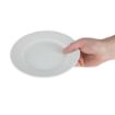 Picture of Olympia Whiteware Wide Rimmed Plates 202mm (Pack of 12) - CB479