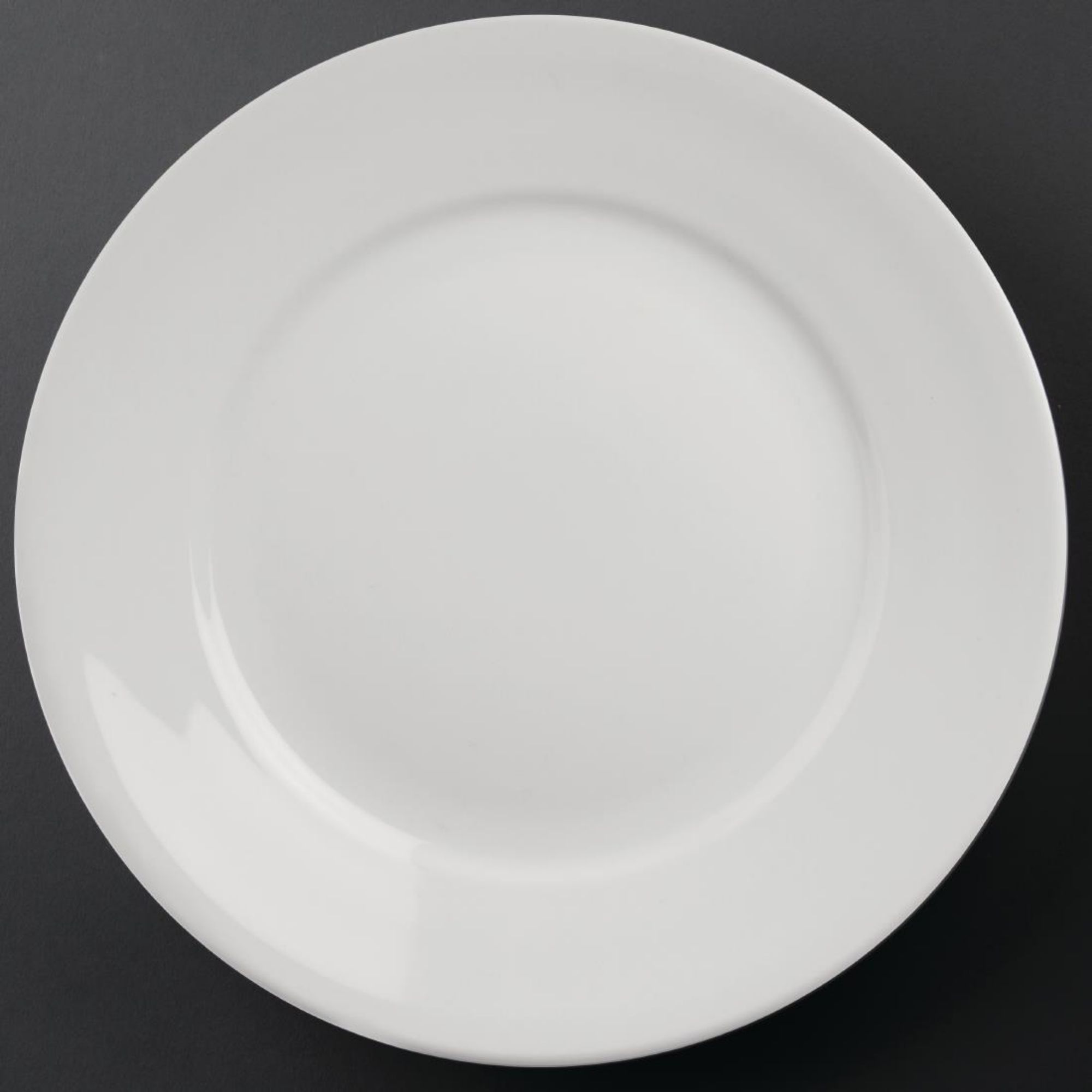Picture of Olympia Athena Wide Rimmed Plates 280mm White (Pack of 6) - CC210