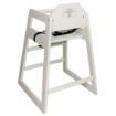 Picture of Bolero Wooden High Chair Antique White Finish - DL833