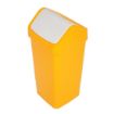 Picture of SYR Polypropylene Swing Bin Yellow 50Ltr - CC080