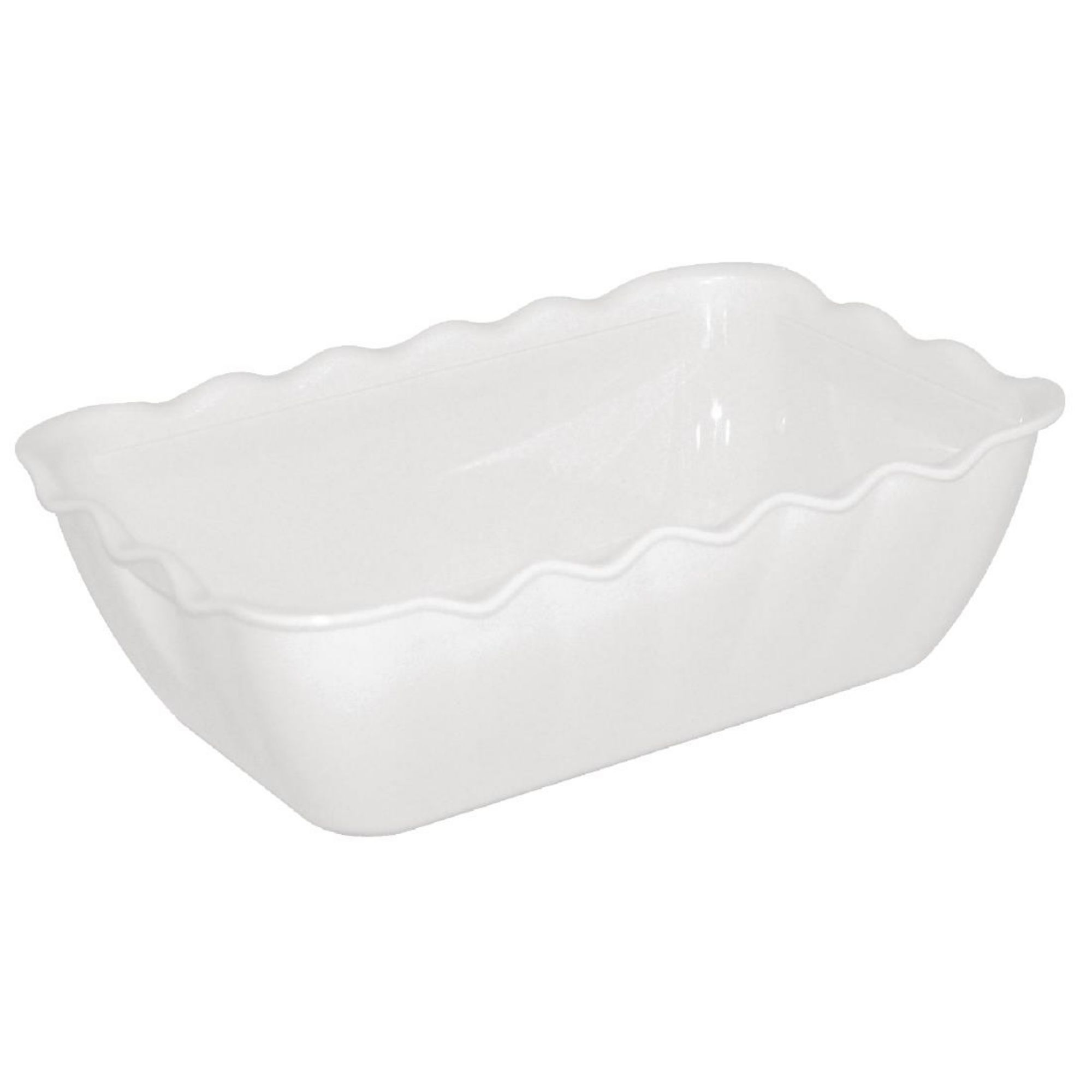 Picture of Olympia Kristallon Salad Crock 2Ltr White - CB754