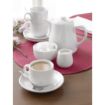 Picture of Olympia Whiteware Espresso Saucers (Pack of 12) - CB465