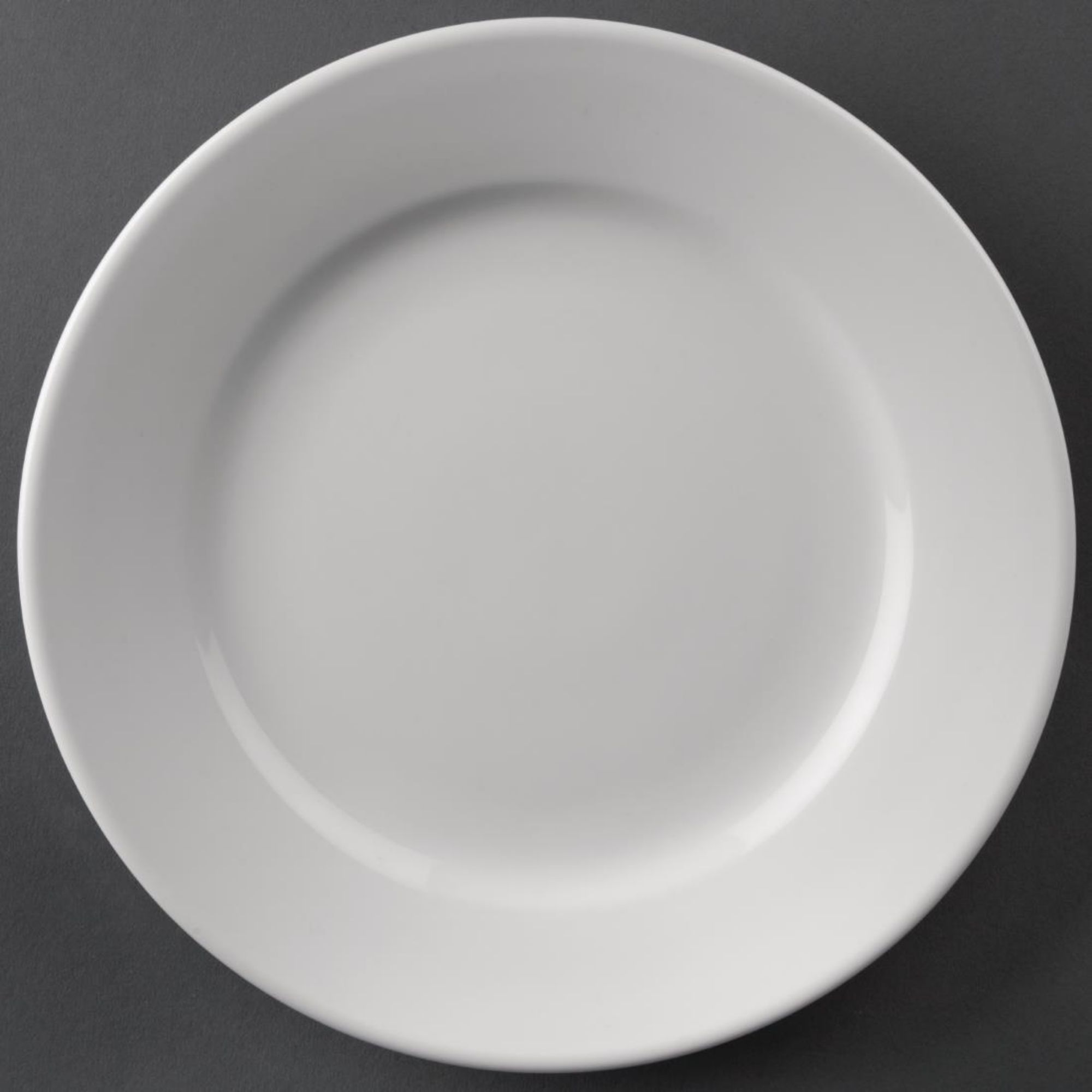 Picture of Olympia Athena Wide Rimmed Plates 202mm White (Pack of 12) - CC207