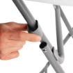 Picture of Bolero Round Poseur Folding Table White 800mm (Single) - DL046