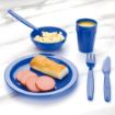 Picture of Olympia Kristallon Polycarbonate Spoon Blue (Pack of 12) - DL125