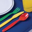 Picture of Olympia Kristallon Polycarbonate Spoon Blue (Pack of 12) - DL125