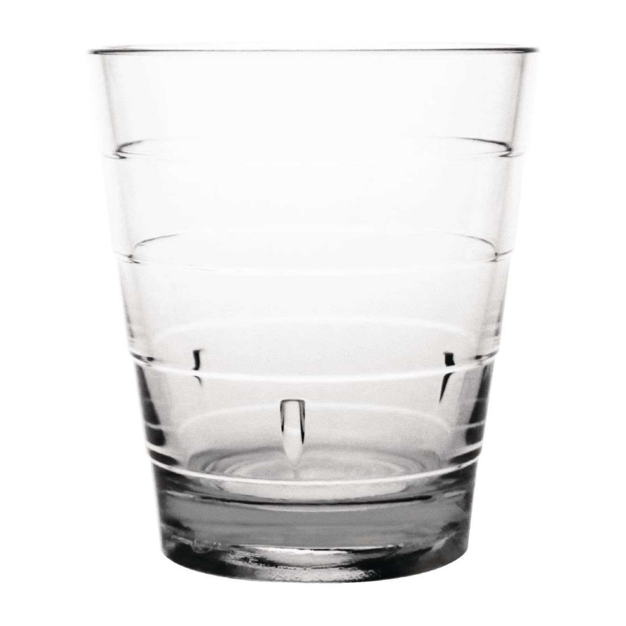 Picture of Olympia Kristallon Polycarbonate Ringed Tumbler Clear 285ml (Pack of 6) - DC920