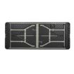 Picture of Bolero Rectangular Centre Folding Utility Table Black 6ft (Single) - CB518