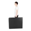 Picture of Bolero Rectangular Centre Folding Utility Table Black 6ft (Single) - CB518