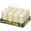 Picture of Bolsius Tall Pillar Candles Ivory 120mm (Pack of 12) - DB087