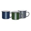 Picture of Olympia Enamel Mugs Blue 350ml (Pack of 6) - DC394