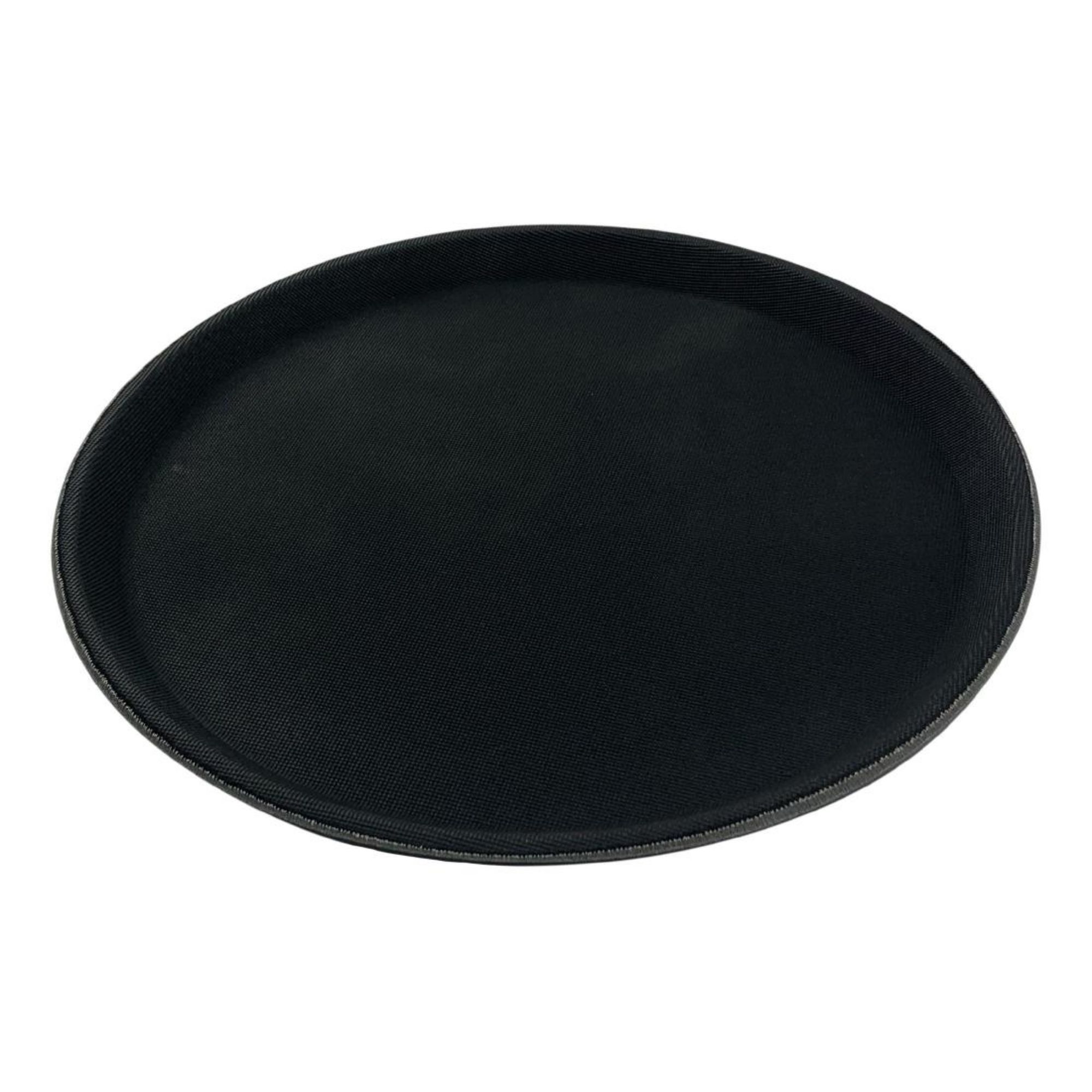Picture of Beaumont Non-Slip Round Tray Black 355mm - CZ495