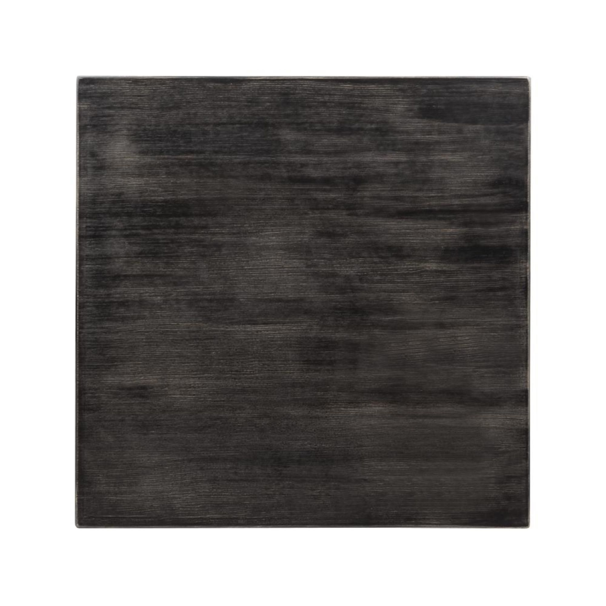 Picture of Bolero Pre-drilled Square Tabletop Vintage Black 700mm - CY969