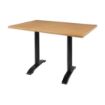 Picture of Bolero Pre-drilled Rectangular Table Top Natural Ash Veneer 1100 x 700mm - CY950