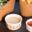 Picture of 4 Aces Recyclable Paper Sauce Pots Large 4oz (250 pack) - CX082