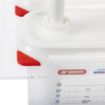 Picture of Araven Sauce Dispensers with Pump GN 1/9 Transparent 1.5Ltr (3 pack) - CR823