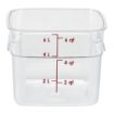 Picture of Cambro FreshPro Camsquare Food Storage Container 5.7Ltr - CU138