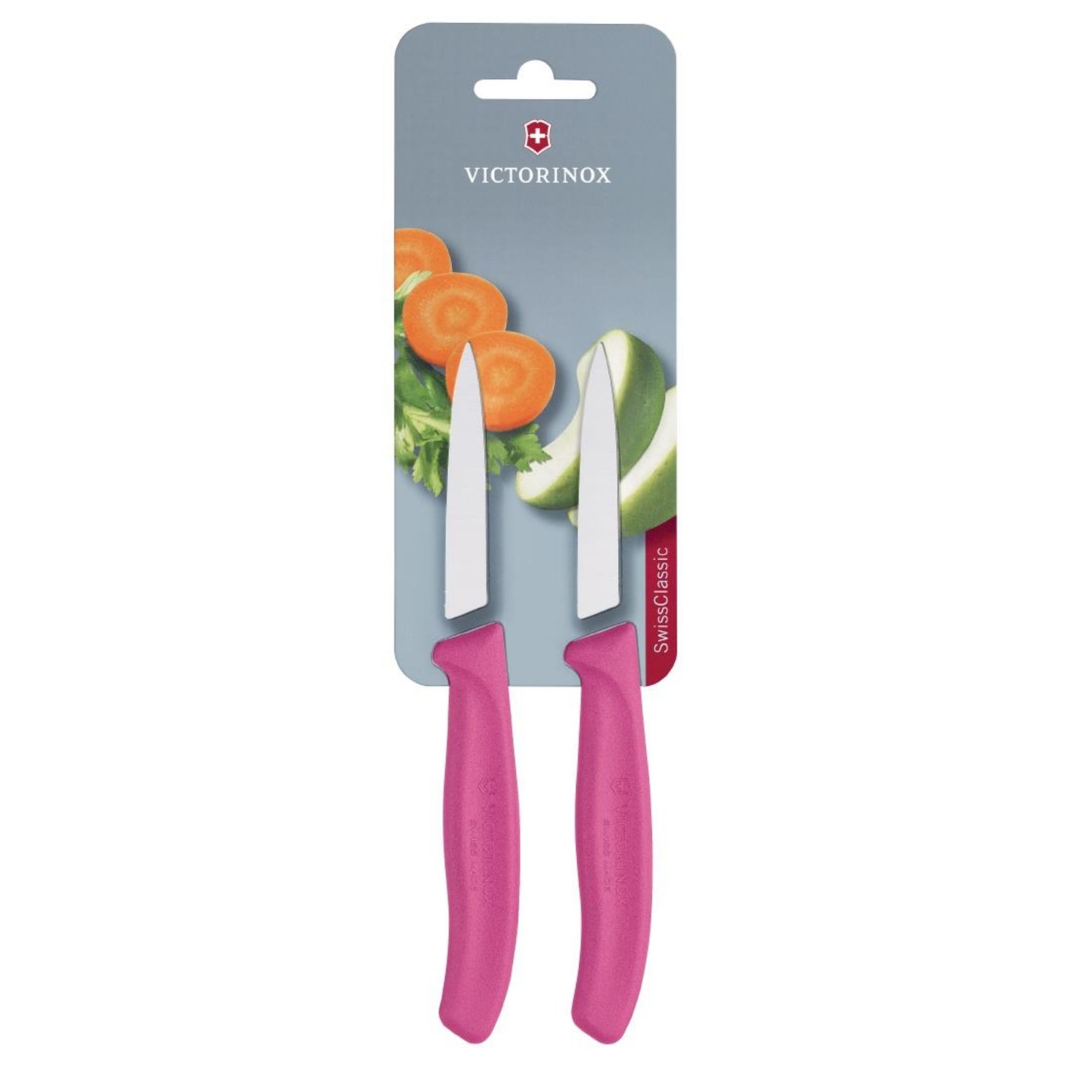 Picture of Victorinox Pointed Tip Paring Knife 8cm Pink (Pack of 2) - CU552