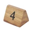 Picture of Olympia Acacia Table Number Signs Numbers 1-10 - CL392