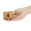 Picture of Olympia Acacia Table Number Signs Numbers 1-10 - CL392