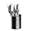 Picture of Olympia Galvanised Steel Table Tidy Black - CP498