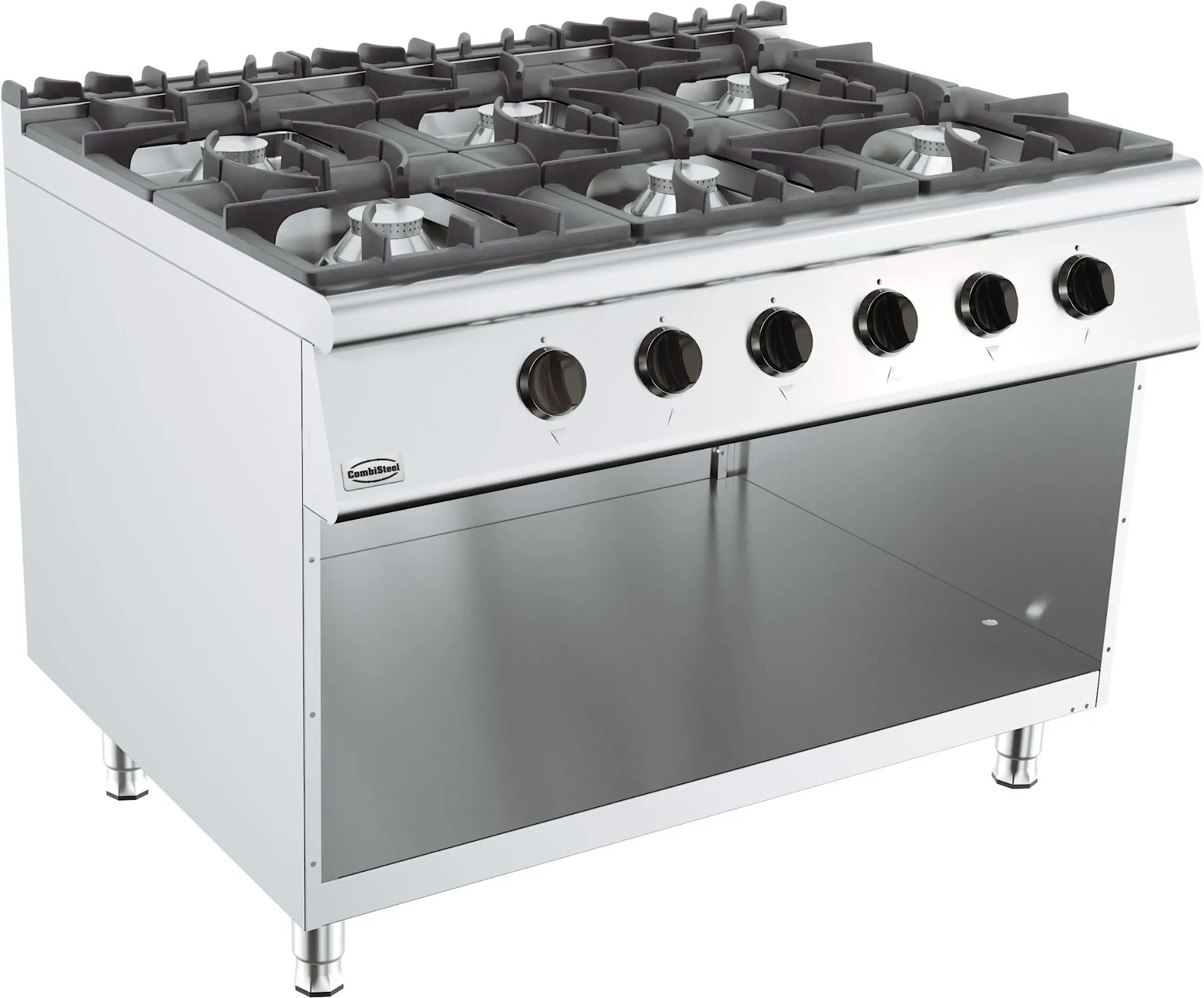 Picture of CombiSteel Base 900 Freestanding Gas Cooker Range 6 Burners - 7178.3010