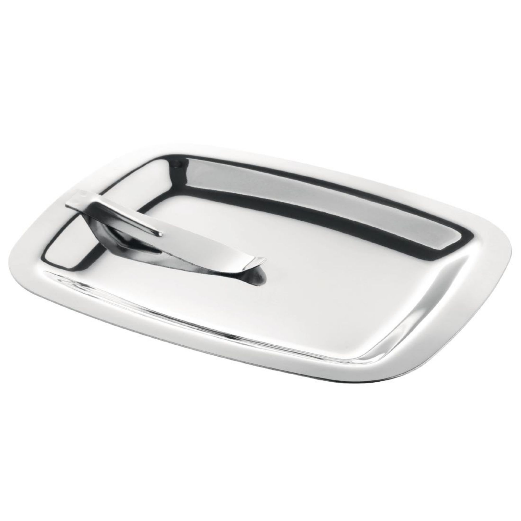 Picture of Olympia Square Stainless Steel Tip Tray With Bill Clip - CM759