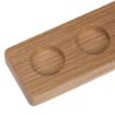 Picture of Olympia Oak Wood 6 Shot Wooden Paddle Board 500mm - CN508