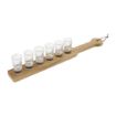 Picture of Olympia Oak Wood 6 Shot Wooden Paddle Board 500mm - CN508