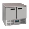Picture of Polar G-Series Double Door Counter Fridge with Granite Work Top 240Ltr - CL108