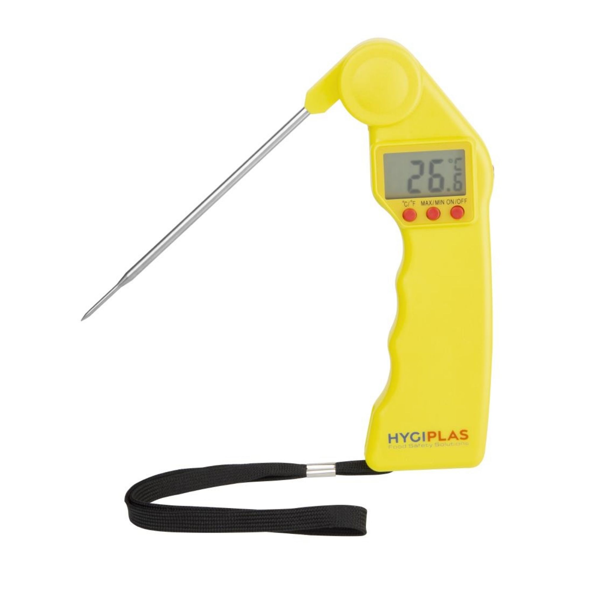 Picture of Hygiplas Easytemp Colour Coded Yellow Thermometer - CF912