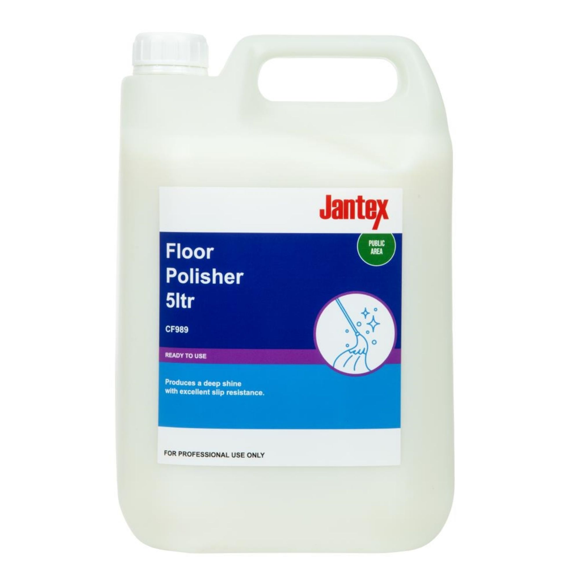 Picture of Jantex Floor Polish Ready To Use 5Ltr - CF989