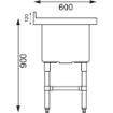Picture of Vogue Double Deep Pot Sink - CF406