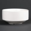 Picture of Olympia Lumina Stacking Soup Bowls White 398ml 14oz (6 pack) - CF379