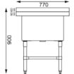 Picture of Vogue Deep Pot Sink - CE141