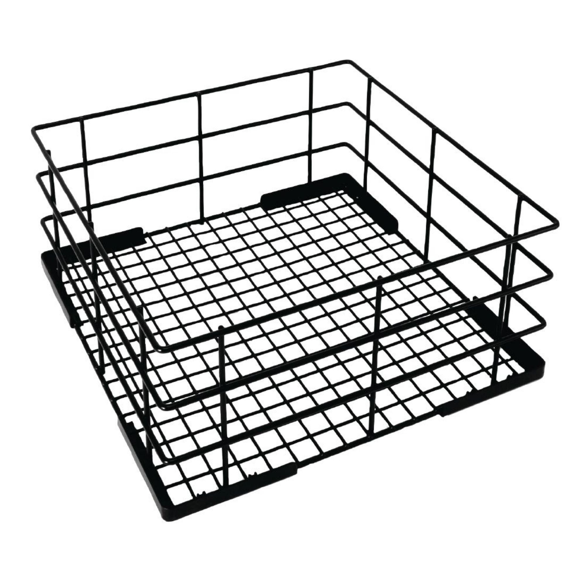 Picture of Vogue Wire High Sided Glass Basket 350mm - CD242