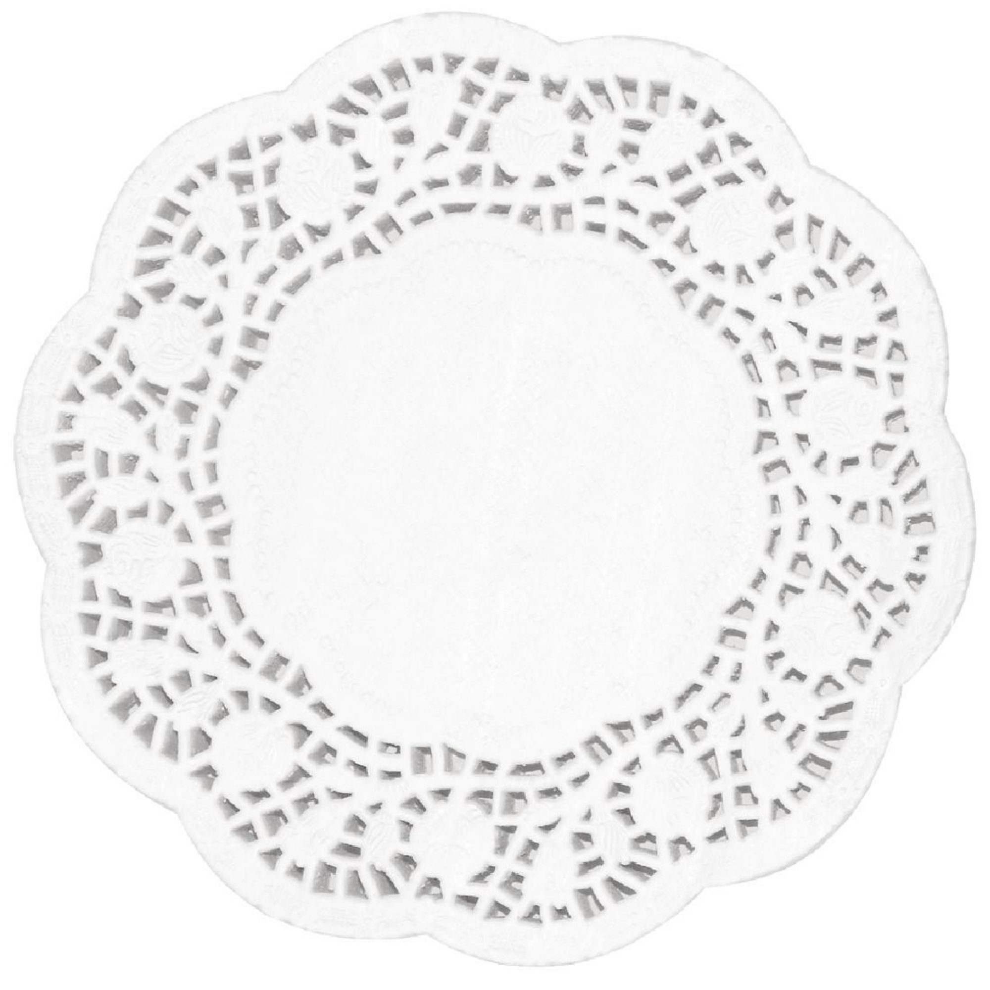 Picture of Olympia Round Paper Doilies 100mm (Pack of 250) - CE990